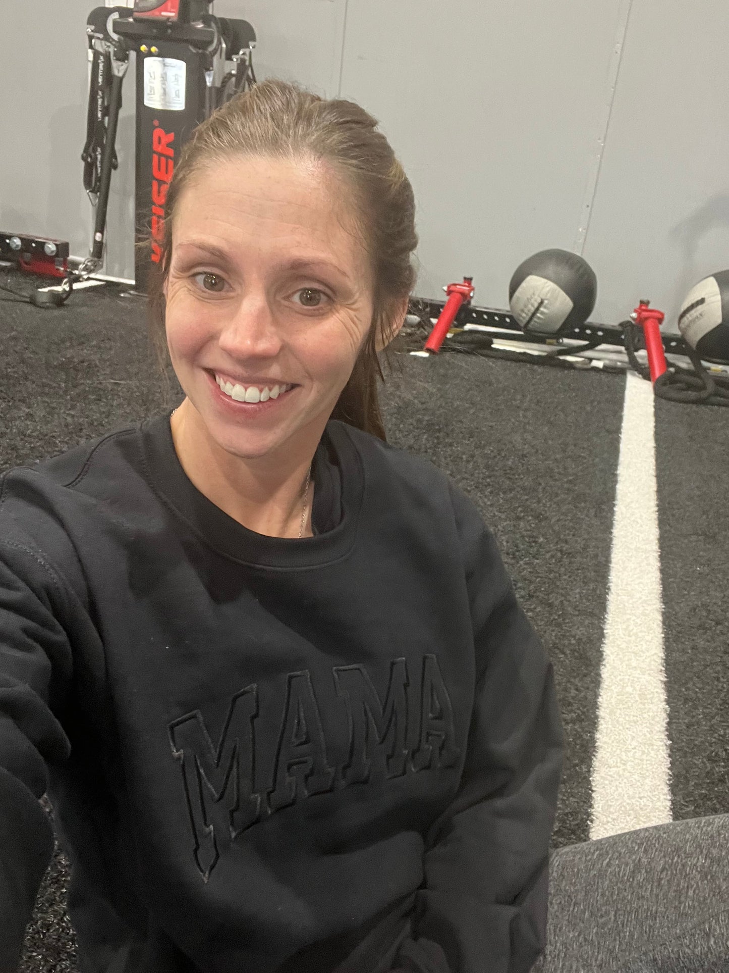 Embroidered MAMA Black on Black