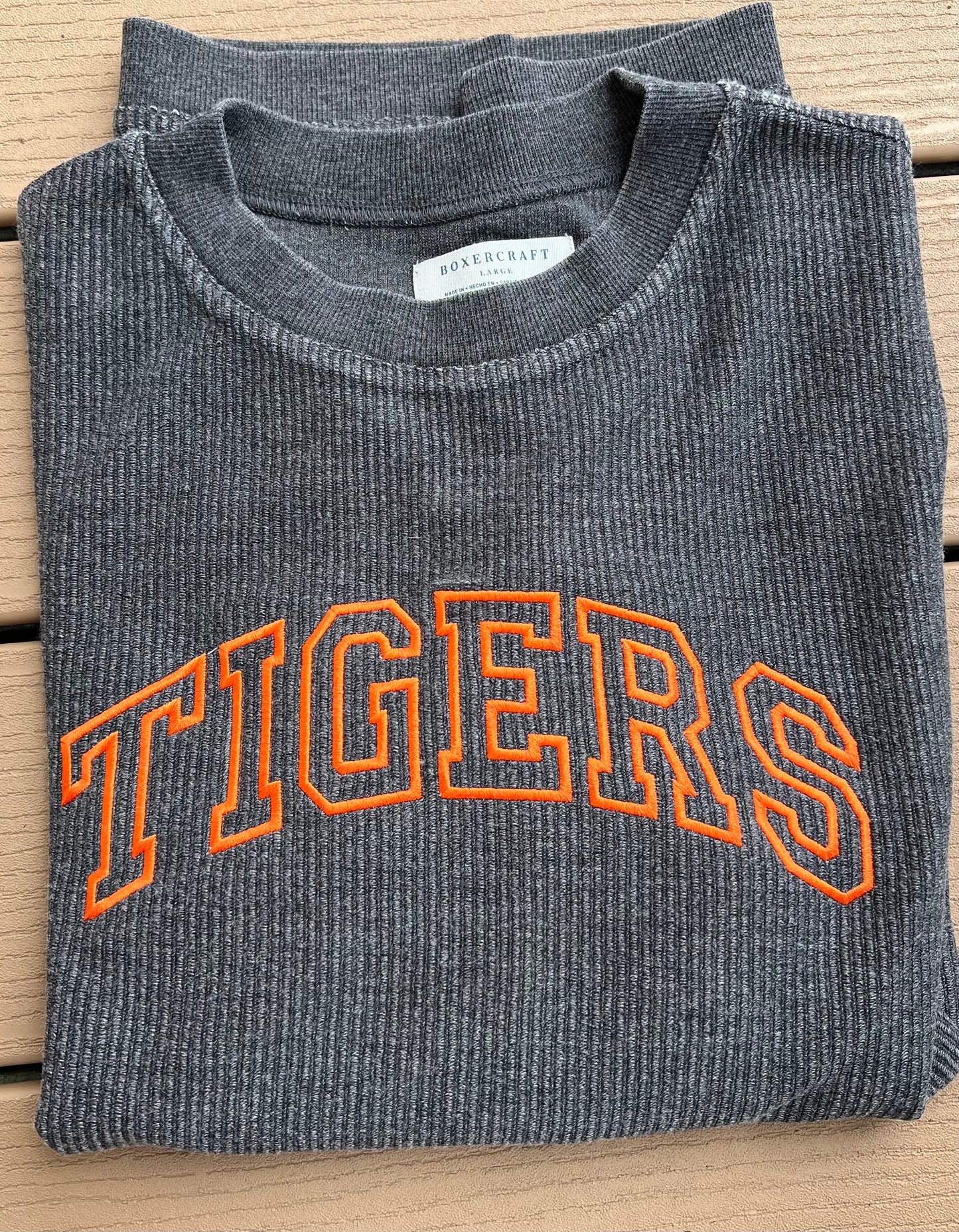 Tigers Corded Crewneck