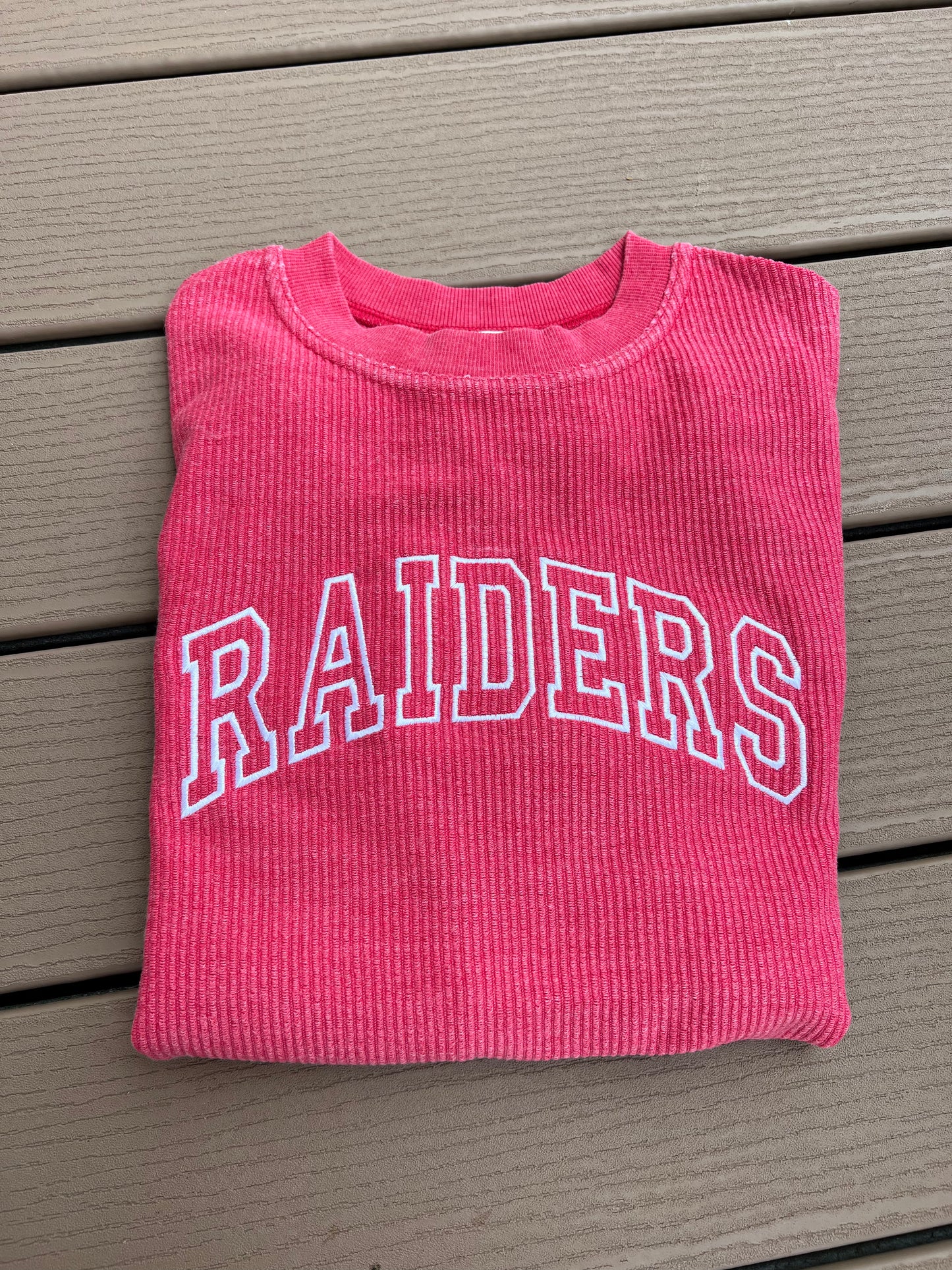 Raiders Corded Crewneck