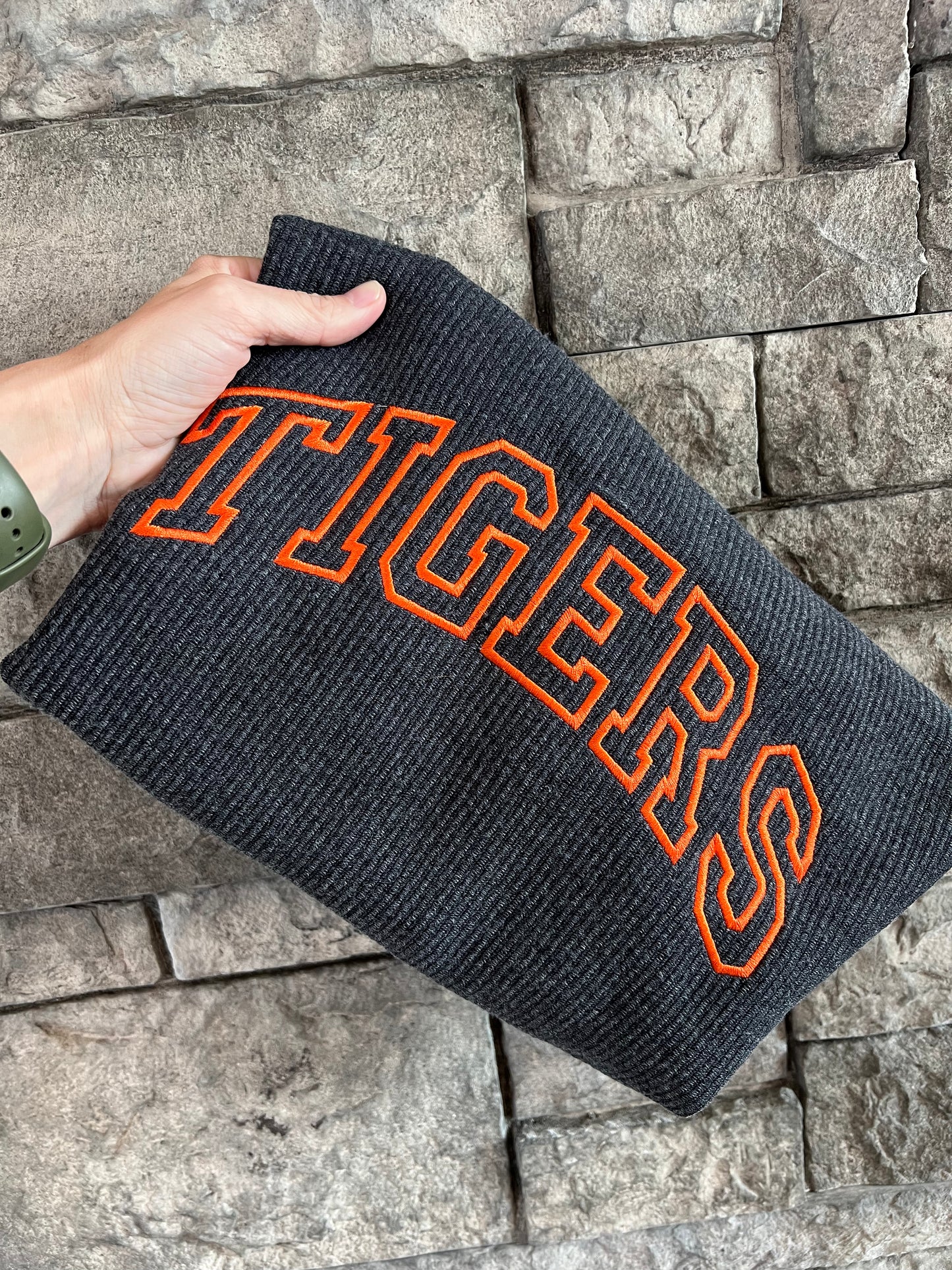 Tigers Corded Crewneck