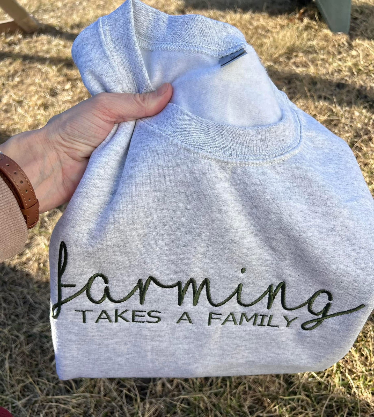 Farming takes a family