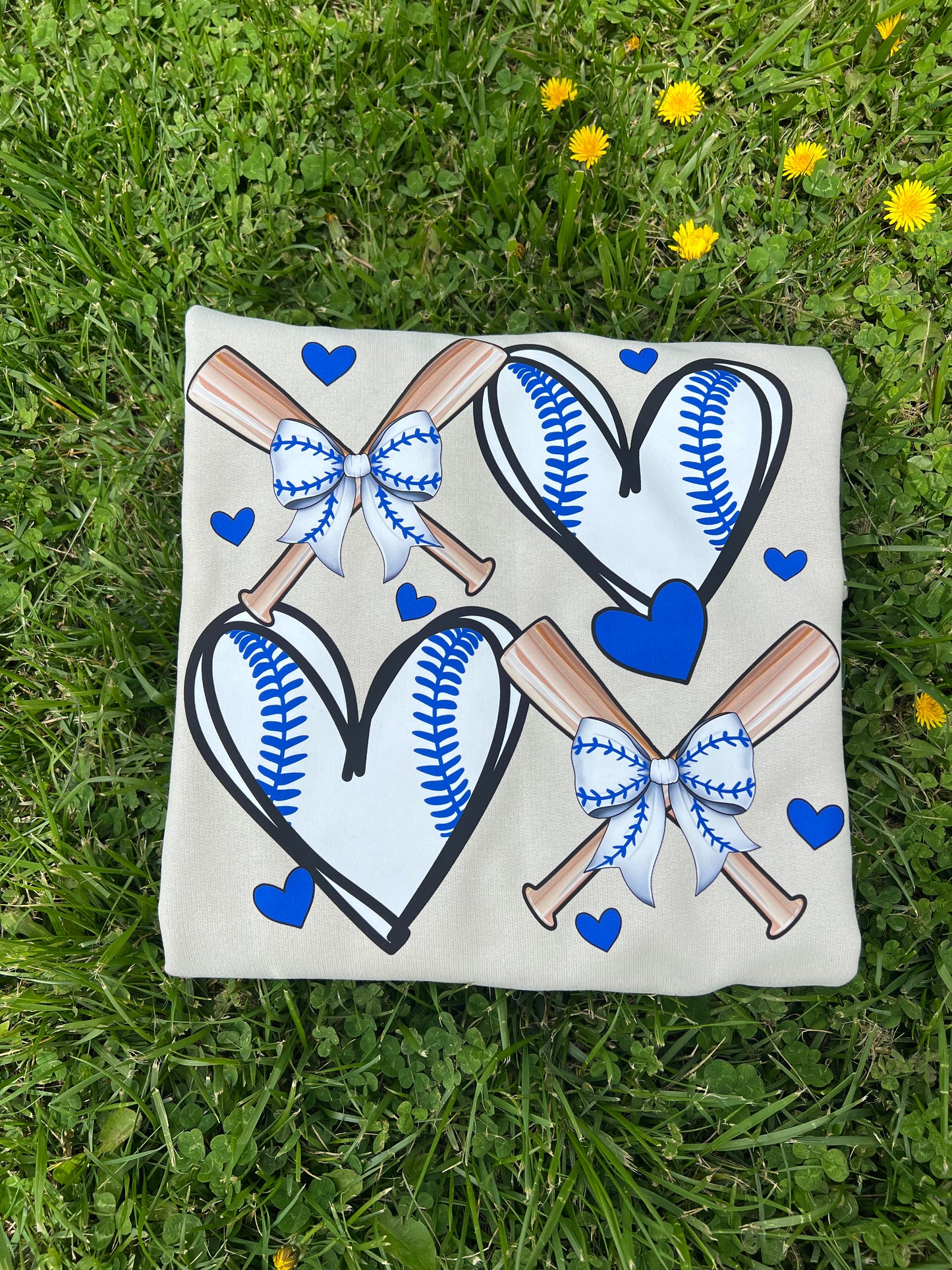 Baseball Hearts And Bats