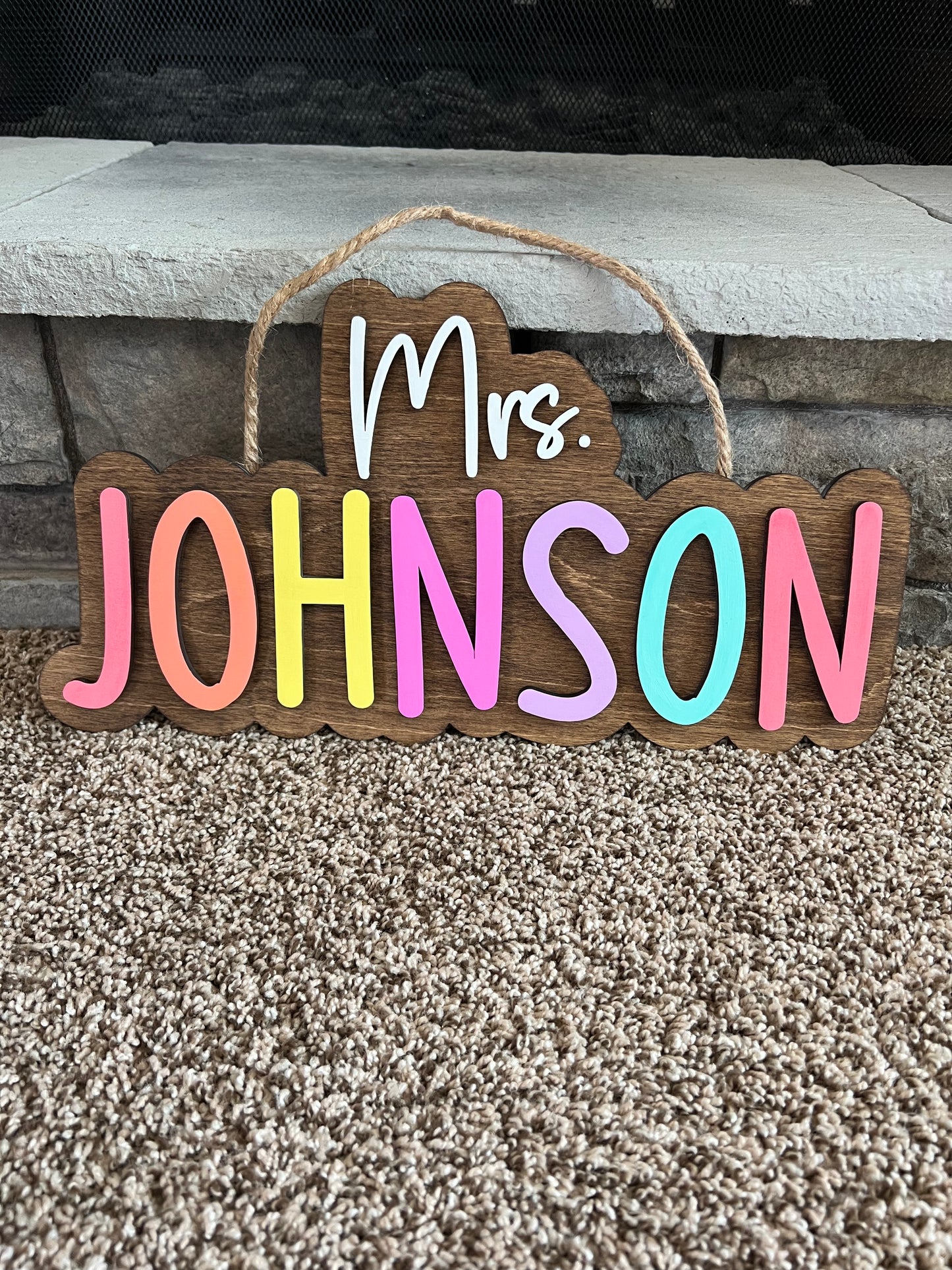 Teacher Name Sign