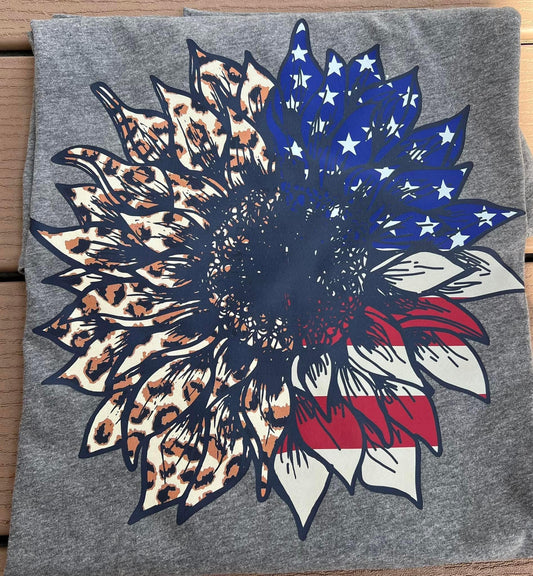 American Flag Sunflower