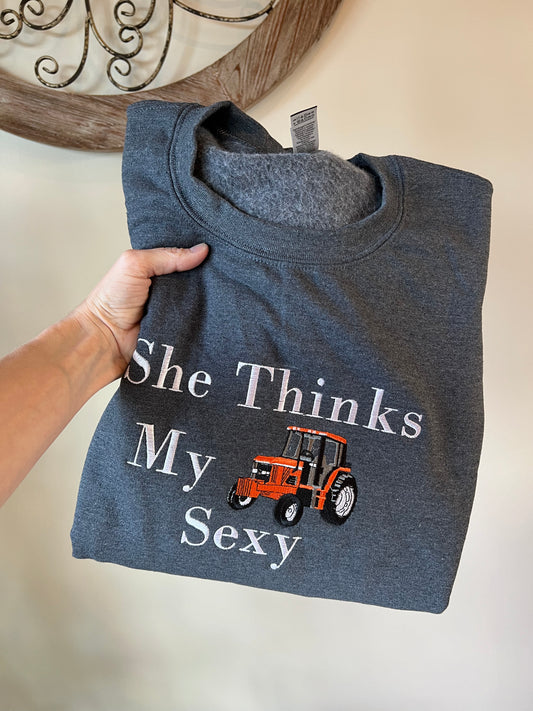 She thinks my tractors sexy