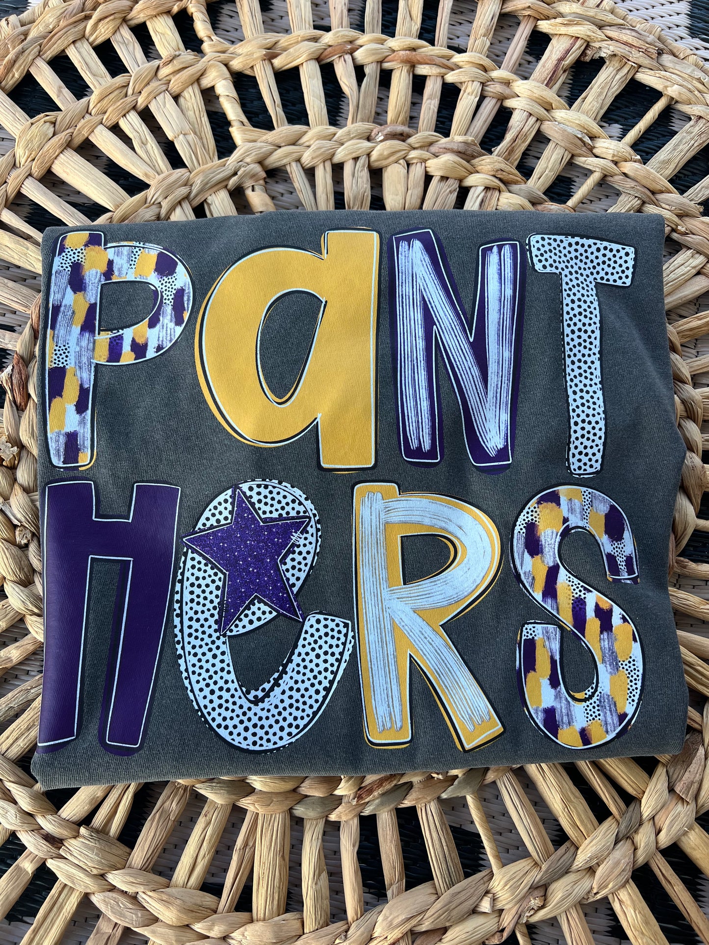 Panthers Doodle Letters