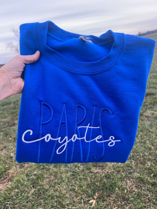 Embroidered Paris Coyotes