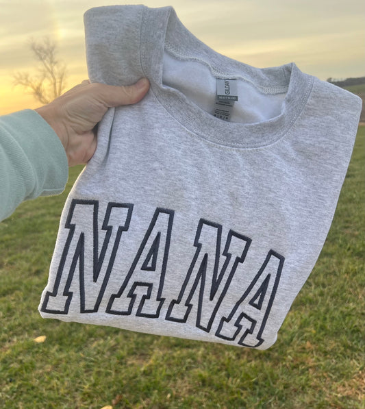 Embroidered Nana Sweatshirt
