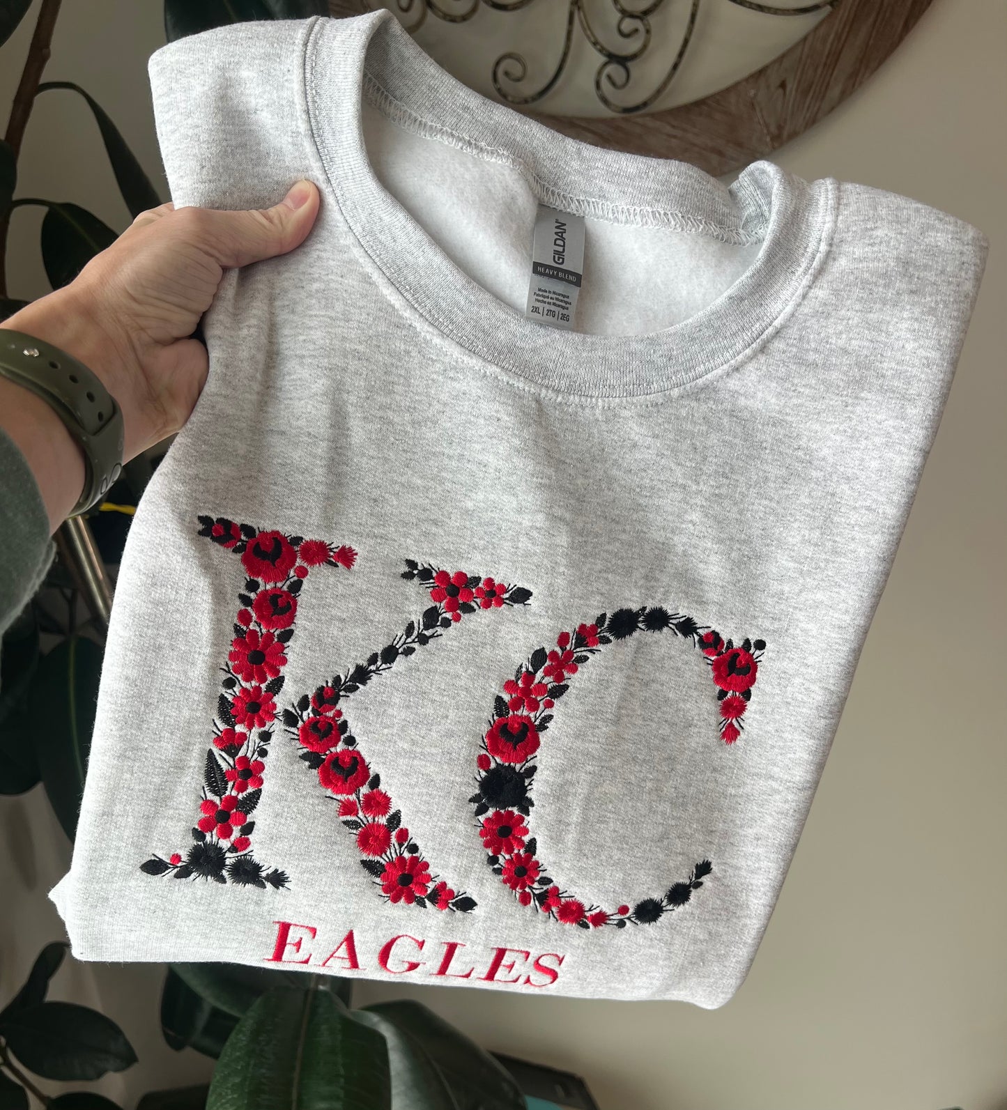 Floral KC Eagles Sweatshirt