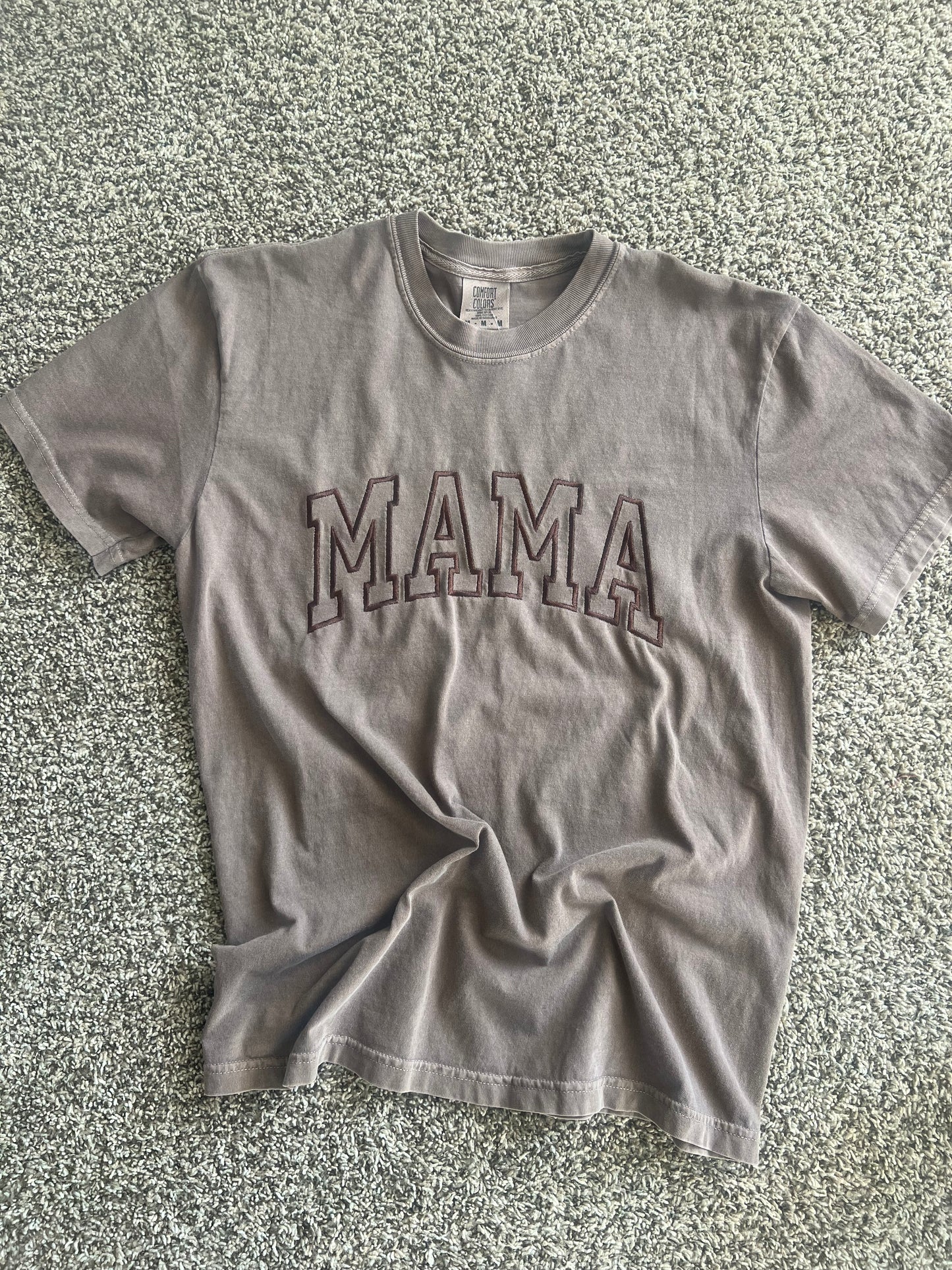 Embroidered Mama Tee