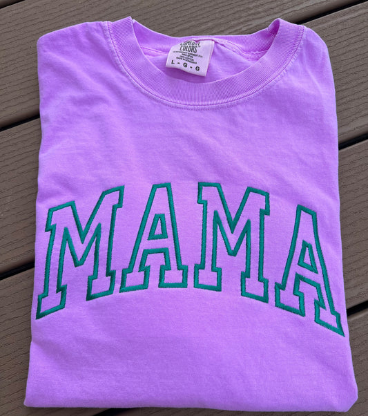 Embroidered Mama Tee