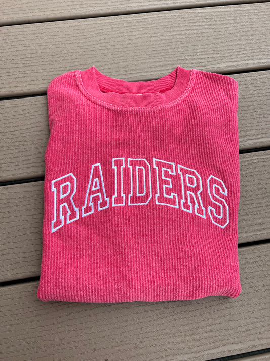 Raiders Corded Crewneck