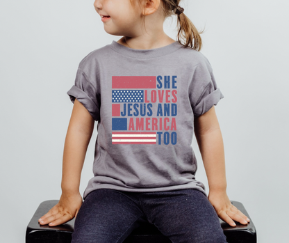 SHE LOVES JESUS AND AMERICA TOO