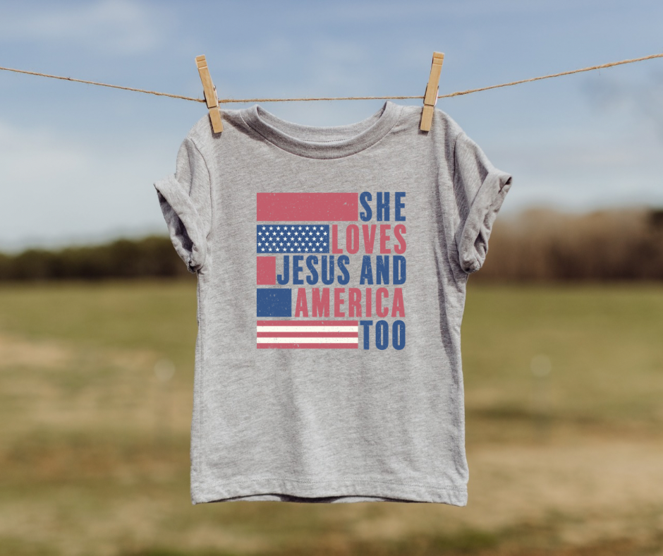 SHE LOVES JESUS AND AMERICA TOO