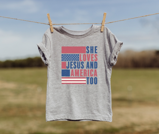 SHE LOVES JESUS AND AMERICA TOO