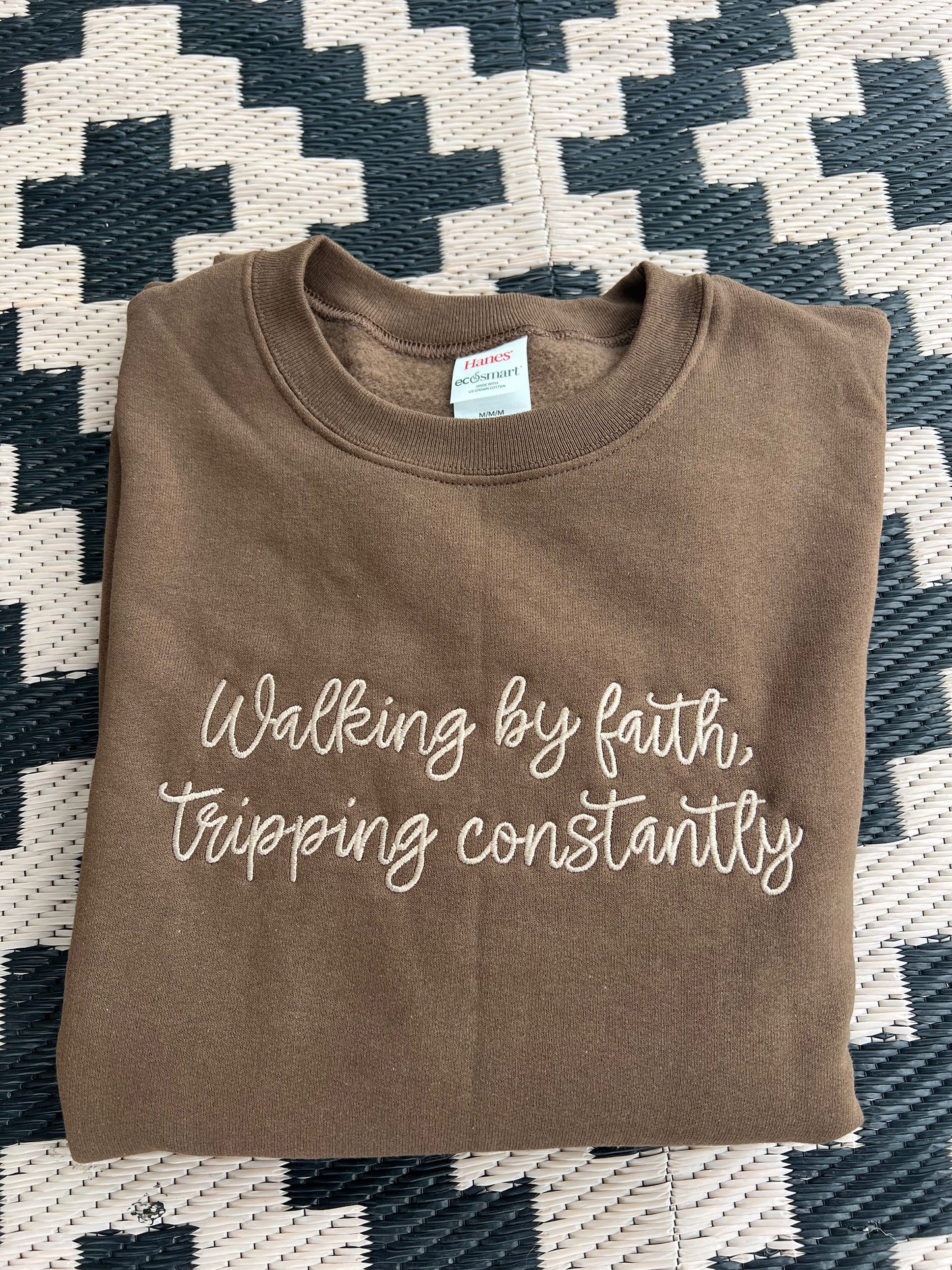 Walking by faith, tripping constantly