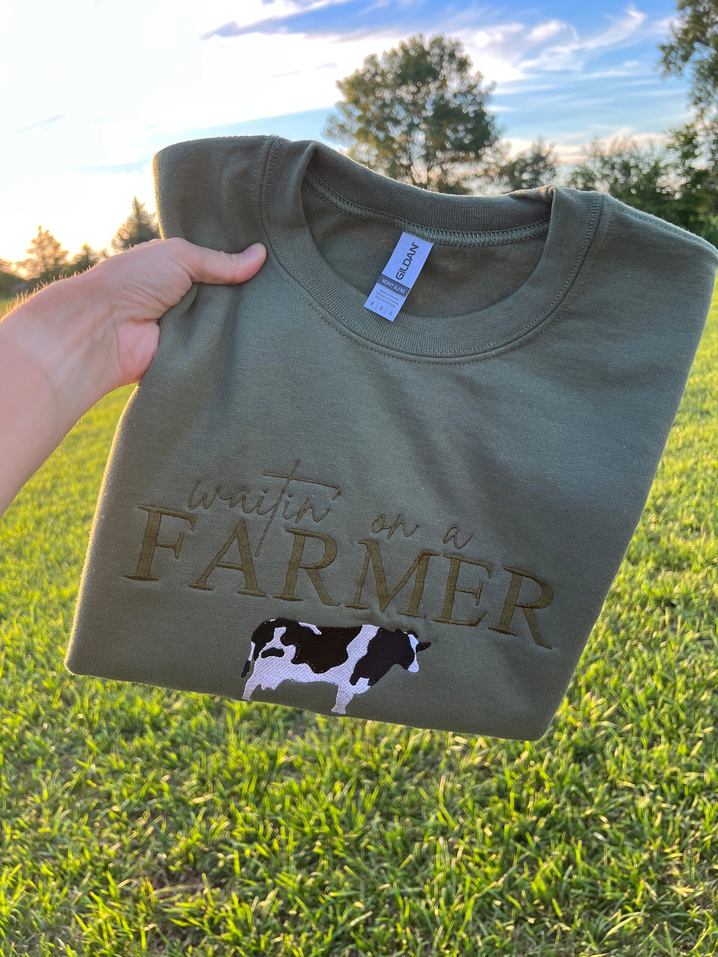 Waitin’ on a FARMER with a Cow