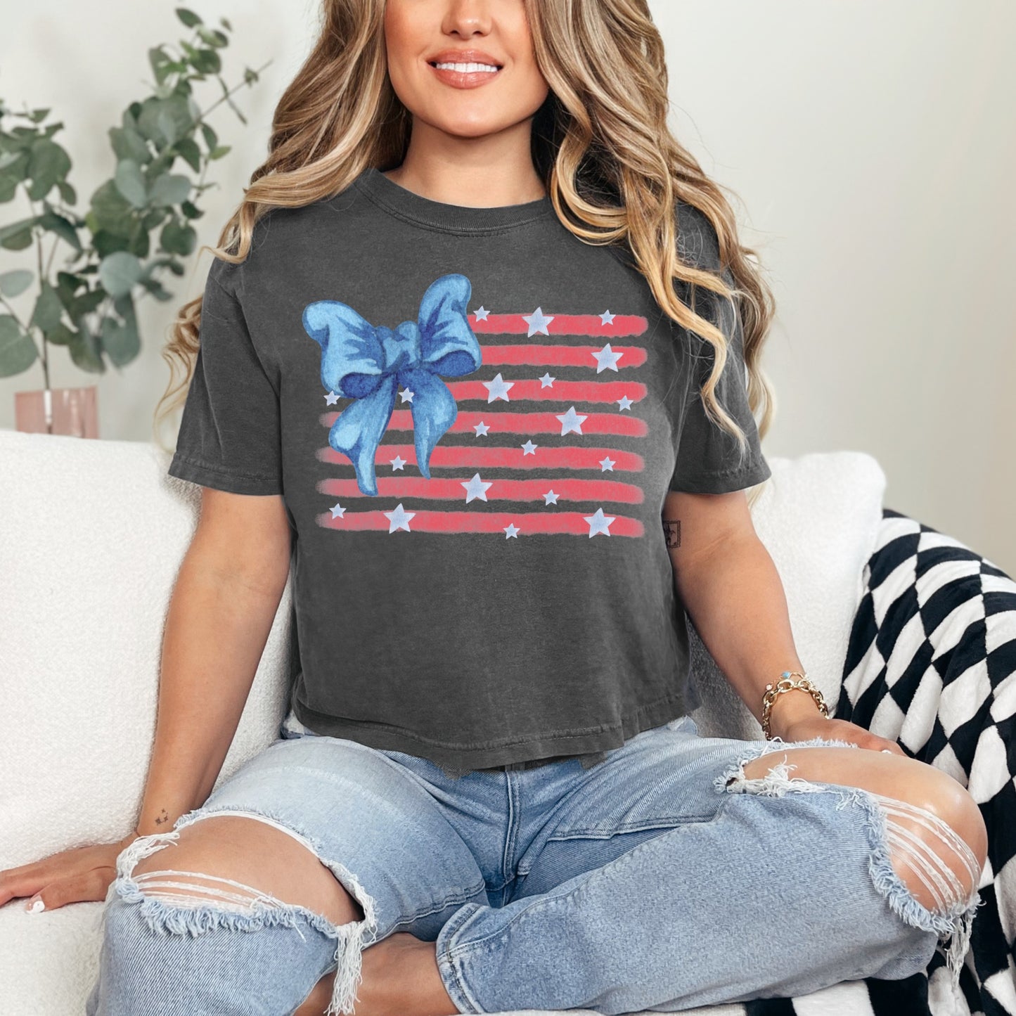 American Flag Bow