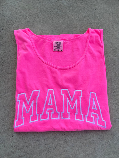 Embroidered MAMA Tank