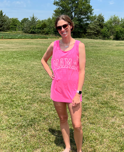 Embroidered MAMA Tank