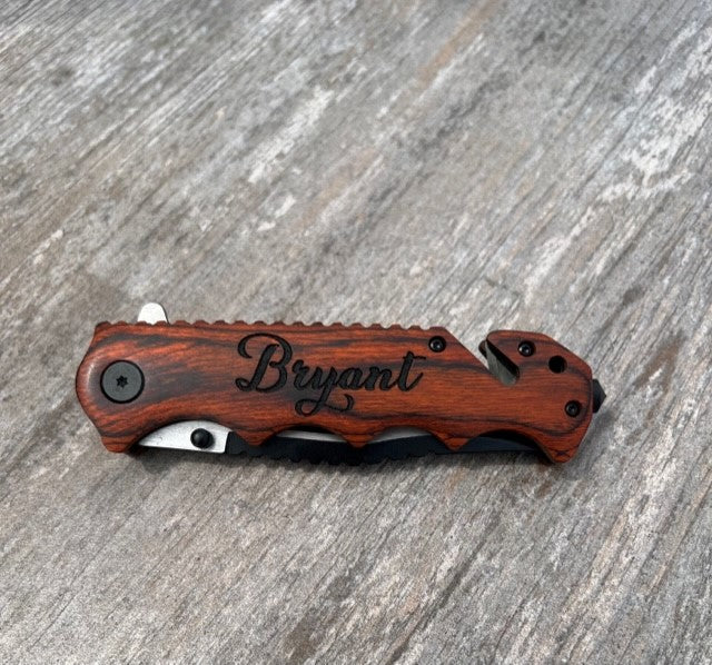 Engraved Pocket Knife